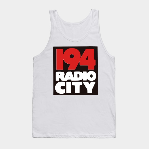 194 Radio City - 70s Liverpool Tank Top by DrumRollDesigns